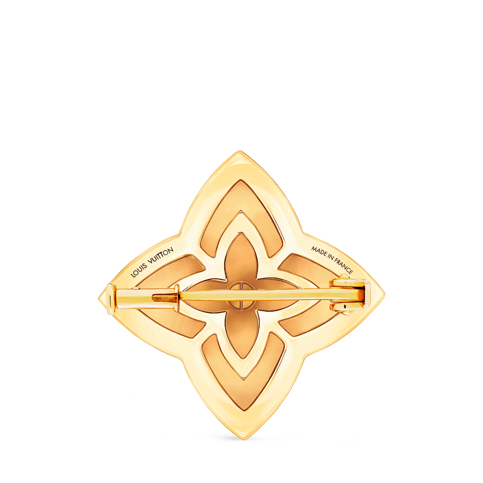 Ever Blossom Brooch, Yellow Gold, Onyx & Diamonds  in Jewellery's Categories All Fine Jewellery collections by Louis Vuitton (Product zoom)